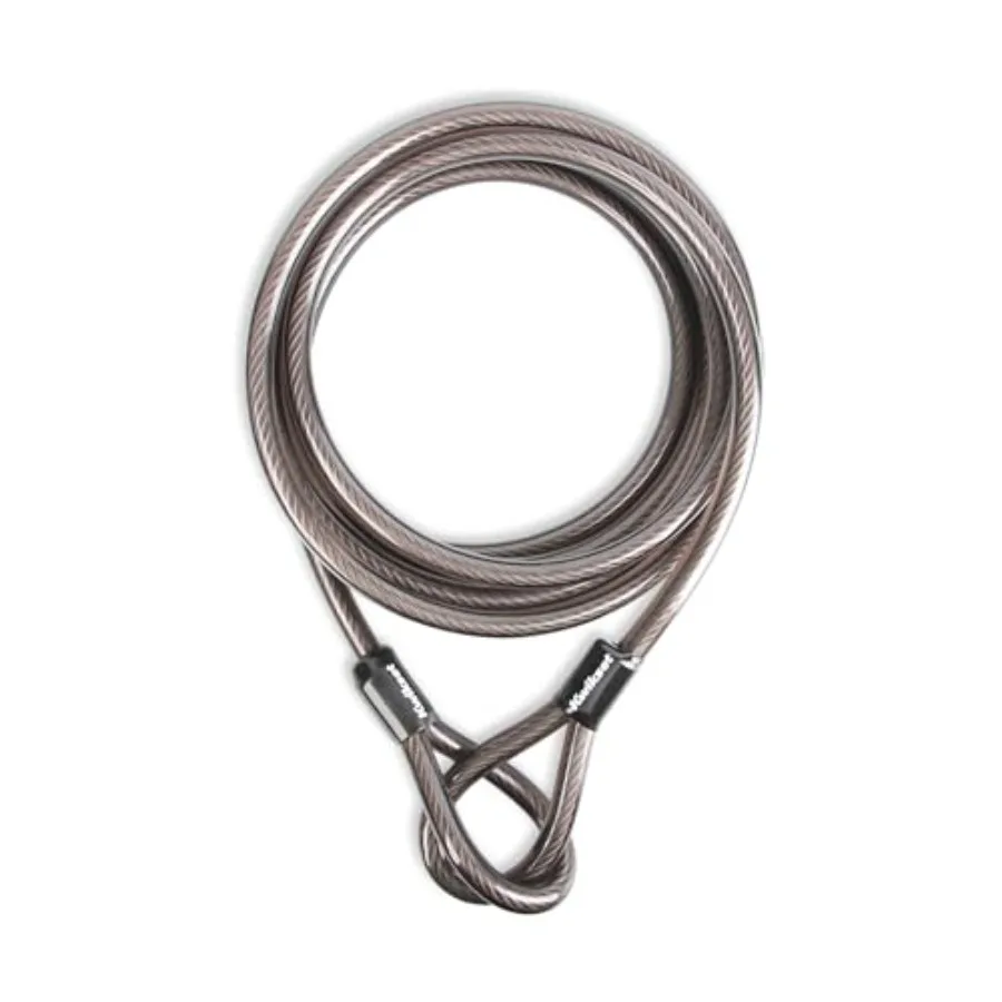 15 Feet Looped End Security Cable 5/8 in Diameter Bike and Equipment Security 1 Pack Silver
15 Feet Looped End Security Cable 5/8 in Diameter Bike and Equipment Security 1 Pack Silver