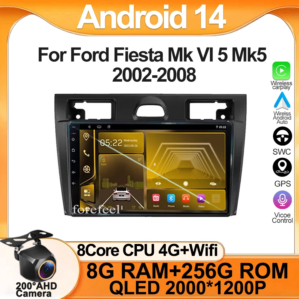 7862 Android For Ford Fiesta Mk VI 5 Mk5 2002-2008 Car DVD Auto Radio Stereo Multimedia Player GPS Navigation No 2Din DVD High
7862 Android For Ford Fiesta Mk VI 5 Mk5 2002-2008 Car DVD Auto Radio Stereo Multimedia Player GPS Navigation No 2Din DVD High
