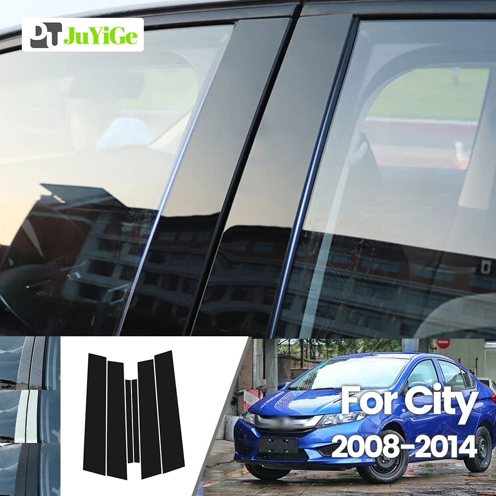 For Honda City 2008-2014 2009 2010 2011 2012 2013 Bright Black Carbon Fibre Window Door B C Sticker 
For Honda City 2008-2014 2009 2010 2011 2012 2013 Bright Black Carbon Fibre Window Door B C Sticker