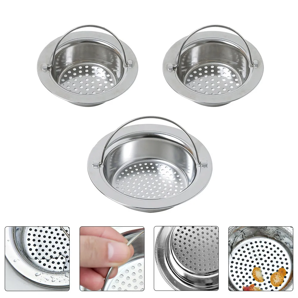 3Pcs Stainless Steel Sink Drain Strainer Hair and Food Debris Catcher Quick Rinse Easy Clean Fast Drainage Kitchen Bathroom
3Pcs Stainless Steel Sink Drain Strainer Hair and Food Debris Catcher Quick Rinse Easy Clean Fast Drainage Kitchen Bathroom