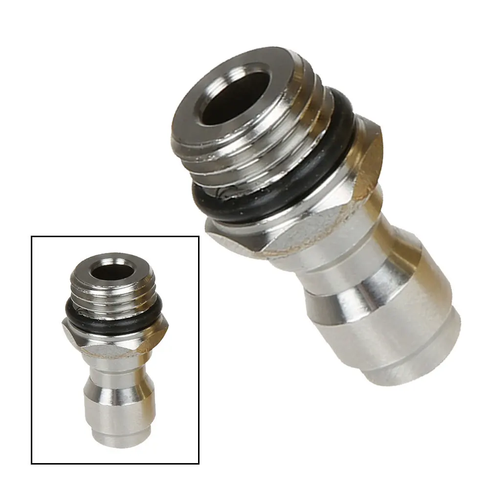 2Pcs Pressure Washer Quick Disconnect Coupler Connector 1 4 14mm Stainless Steel Durable Garden Watering Tool Coupler Set
2Pcs Pressure Washer Quick Disconnect Coupler Connector 1 4 14mm Stainless Steel Durable Garden Watering Tool Coupler Set