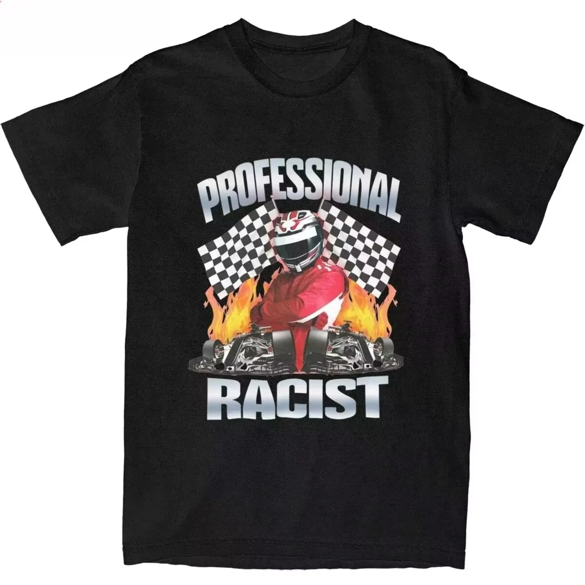 Профессиональная сертифицированная футболка Racist Racing Meme, хлопковая одежда унисекс, повседневная футболка в стиле Харадзюку с короткими рукавами, мужская футболка
Профессиональная сертифицированная футболка Racist Racing Meme, хлопковая одежда унисекс, повседневная футболка в стиле Харадзюку с короткими рукавами, мужская футболка