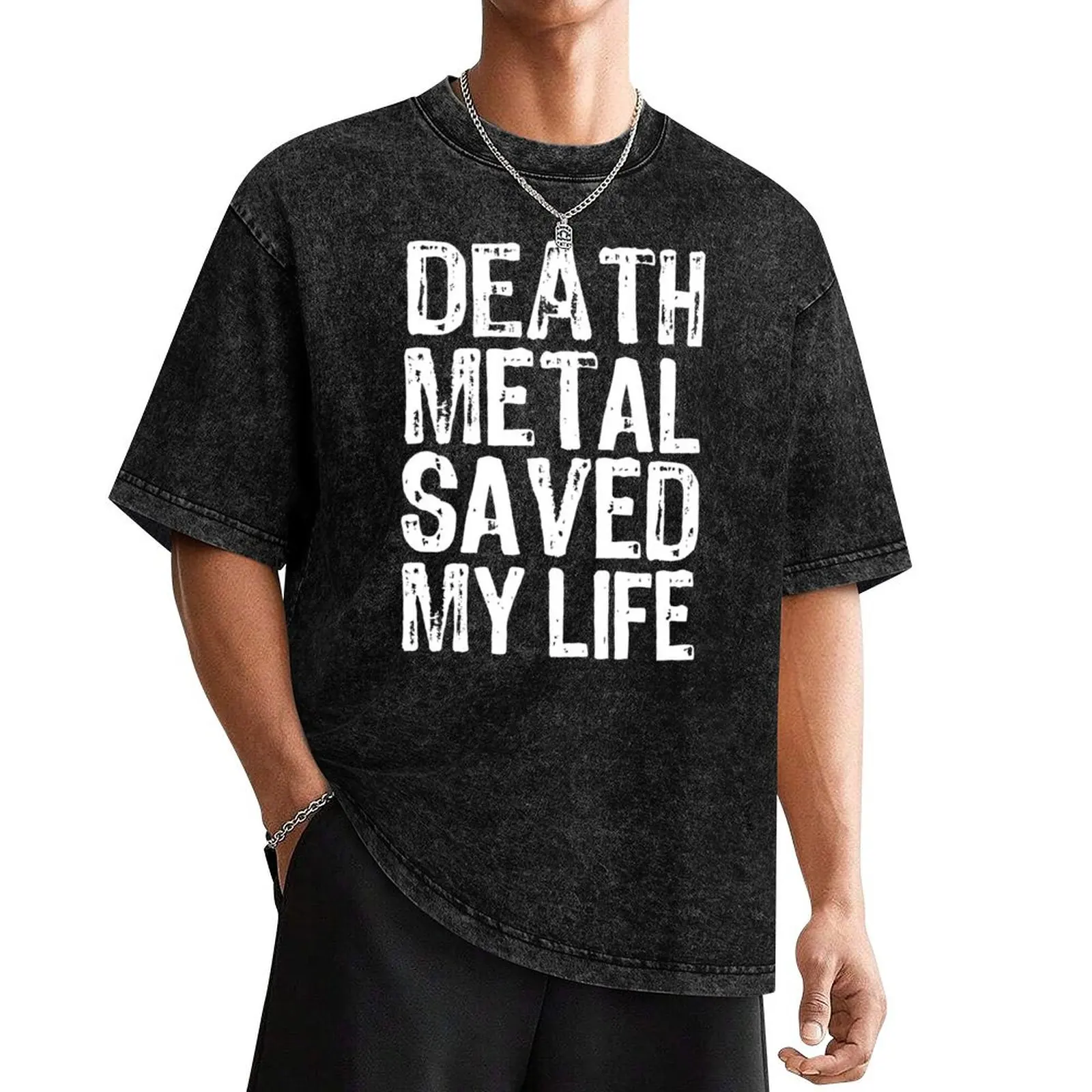 Death Metal Saved My Life T-Shirt graphics Aesthetic clothing oversized graphic tee Louboutins heavy weight t shirts for men
Death Metal Saved My Life T-Shirt graphics Aesthetic clothing oversized graphic tee Louboutins heavy weight t shirts for men