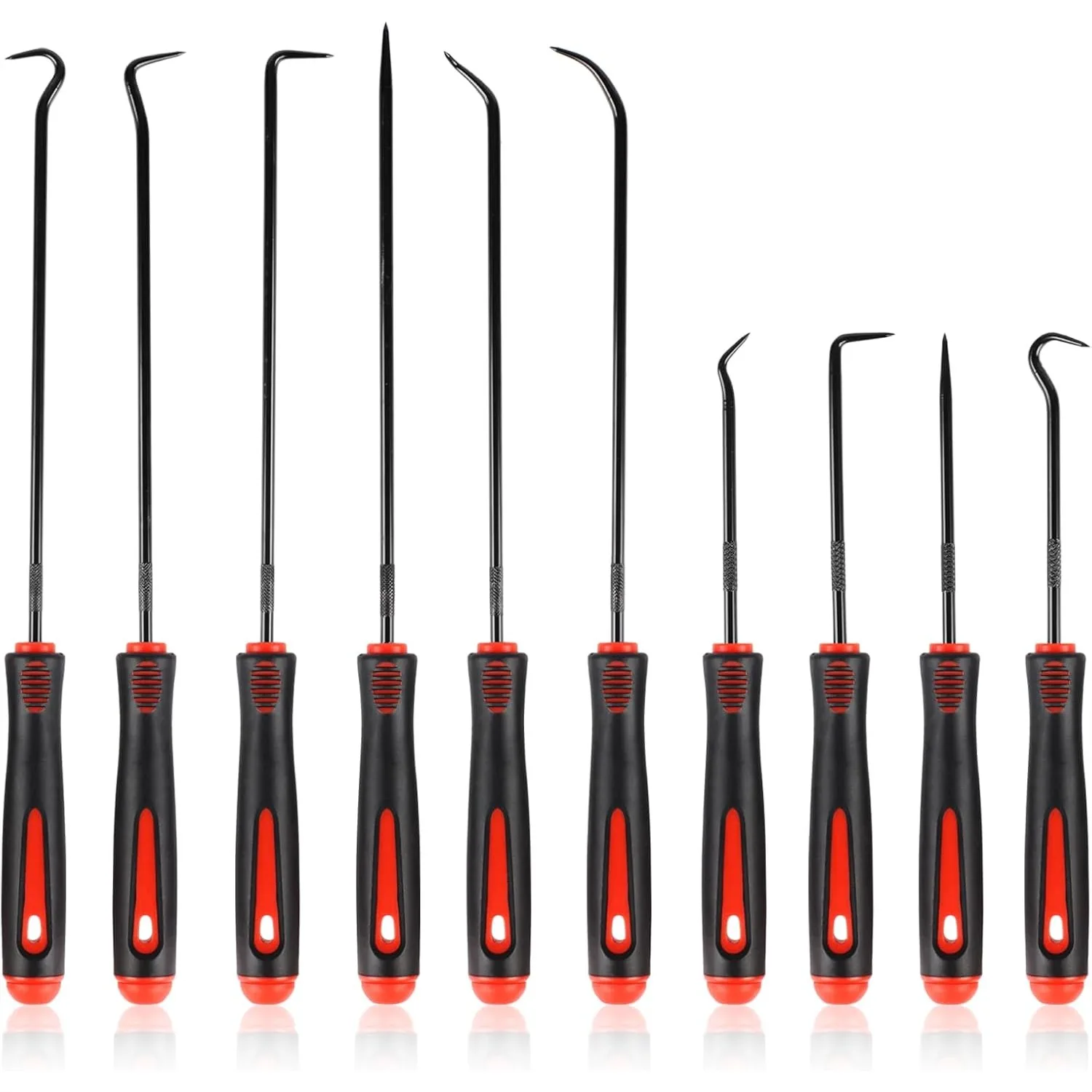 10PCS Pick Set Mechanic Hook And Pick Tool Set With Non-Slip Grip Long And Mini Automotive Pick Set For O-Ring Seal And Gasket Removal Car Repair Mechanical And DIY Use
10PCS Pick Set Mechanic Hook And Pick Tool Set With Non-Slip Grip Long And Mini Automotive Pick Set For O-Ring Seal And Gasket Removal Car Repair Mechanical And DIY Use