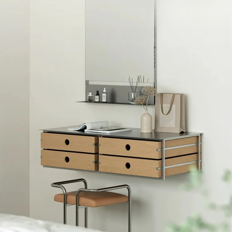 Modern Minimalist Stainless Steel Desk Nordic Wall Mounted Dressing Table Floating Vanity Bedroom Home Furniture Muebles FYFD
Modern Minimalist Stainless Steel Desk Nordic Wall Mounted Dressing Table Floating Vanity Bedroom Home Furniture Muebles FYFD