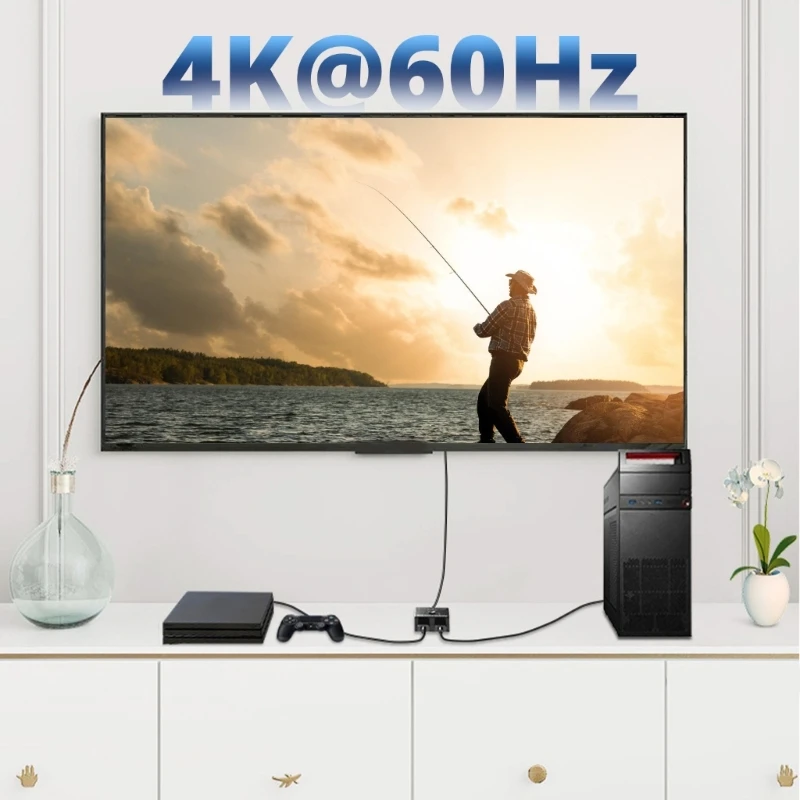 4K HDMIS SPLITTE Двунаправленный HDMIS Switcher для телевизионных проекторов Настройки 601B
4K HDMIS SPLITTE Двунаправленный HDMIS Switcher для телевизионных проекторов Настройки 601B