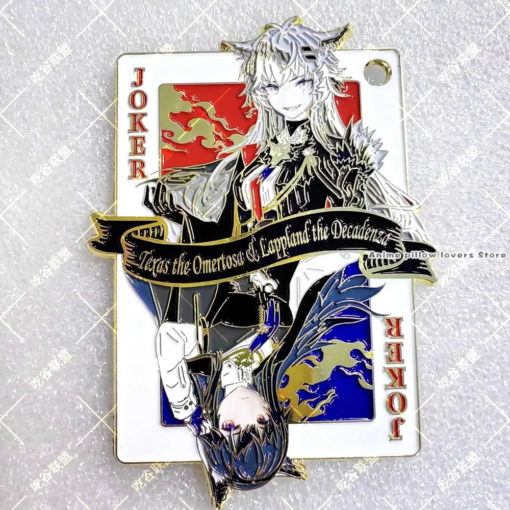 Game Anime Arknights Lappland Texas The Omertosa Theme Cartoon Bedge Cosplay a Badge Brooch Pins Pendant Collection
Game Anime Arknights Lappland Texas The Omertosa Theme Cartoon Bedge Cosplay a Badge Brooch Pins Pendant Collection