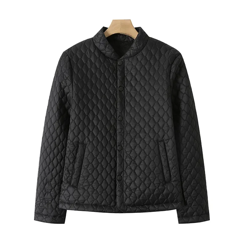 Puffer Jackets Ladies 2025New Autumn Winter Warm Cotton Padded Coat Foreign Style Rhombic Down Coat Women Parkas Short Outerwear
Puffer Jackets Ladies 2025New Autumn Winter Warm Cotton Padded Coat Foreign Style Rhombic Down Coat Women Parkas Short Outerwear
