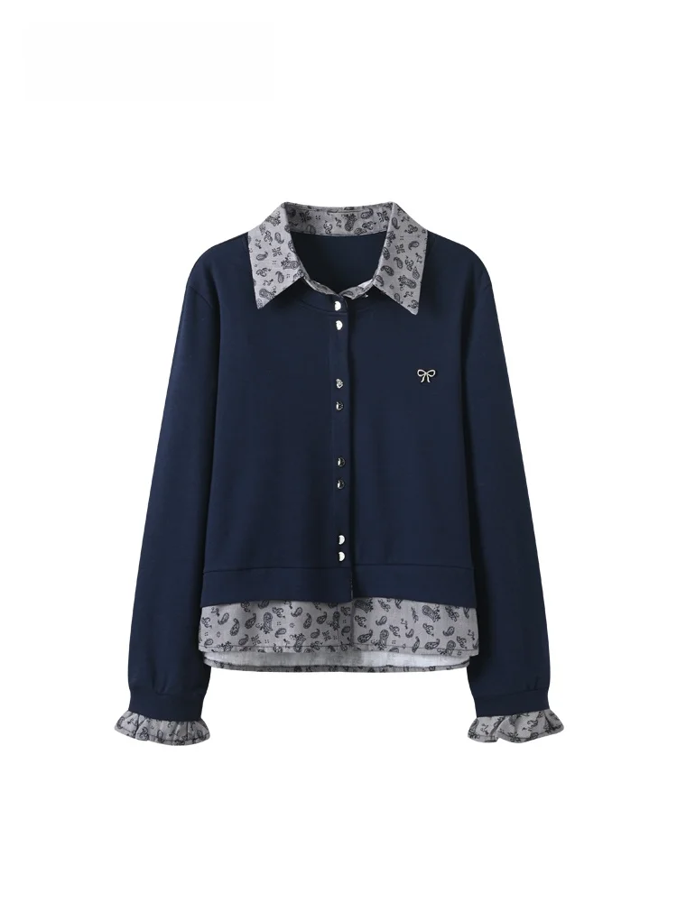 plus Size Women's Long Sve Jaet Loose Fit Splice Faion Early Spring New Sle Cara CLUB Large Code Fat Sister Top
plus Size Women's Long Sve Jaet Loose Fit Splice Faion Early Spring New Sle Cara CLUB Large Code Fat Sister Top