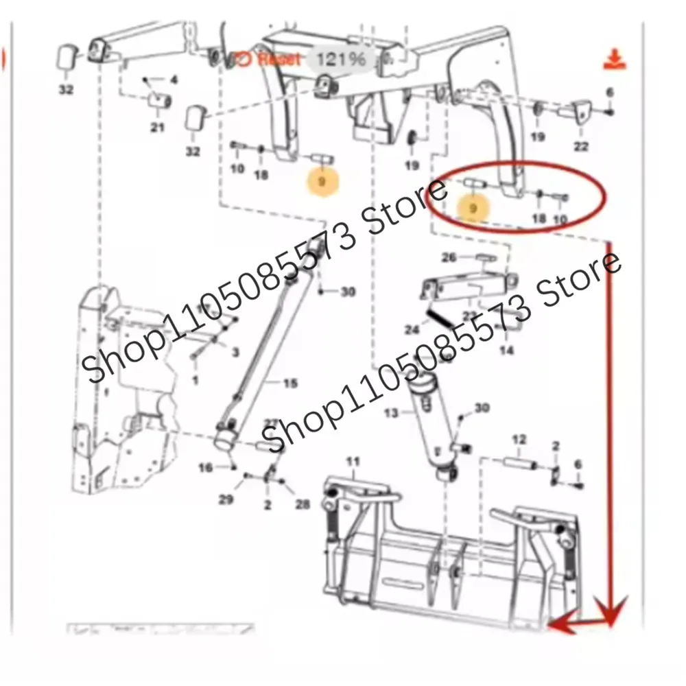 Палетные пальцы для вилочного погрузчика Bobcat S70, винты 6564198, прокладки 17C824, палец 6701097
Палетные пальцы для вилочного погрузчика Bobcat S70, винты 6564198, прокладки 17C824, палец 6701097