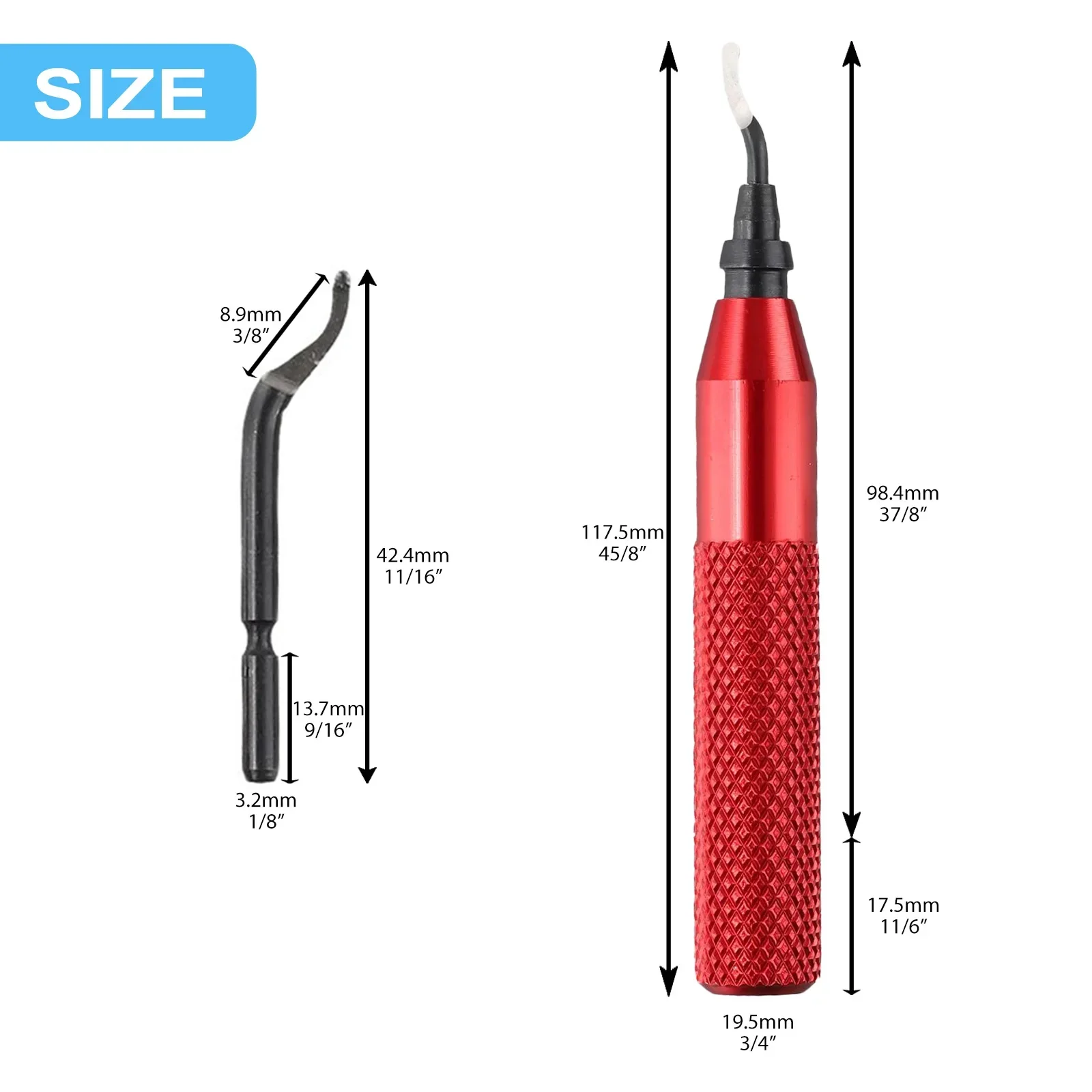 RB3000 Handle Burr Metal Deburring Tool With 10pcs BK3010 Trimming Blades Deburr Burr Scraper For Wood Plastic Reamer Tool part
RB3000 Handle Burr Metal Deburring Tool With 10pcs BK3010 Trimming Blades Deburr Burr Scraper For Wood Plastic Reamer Tool part