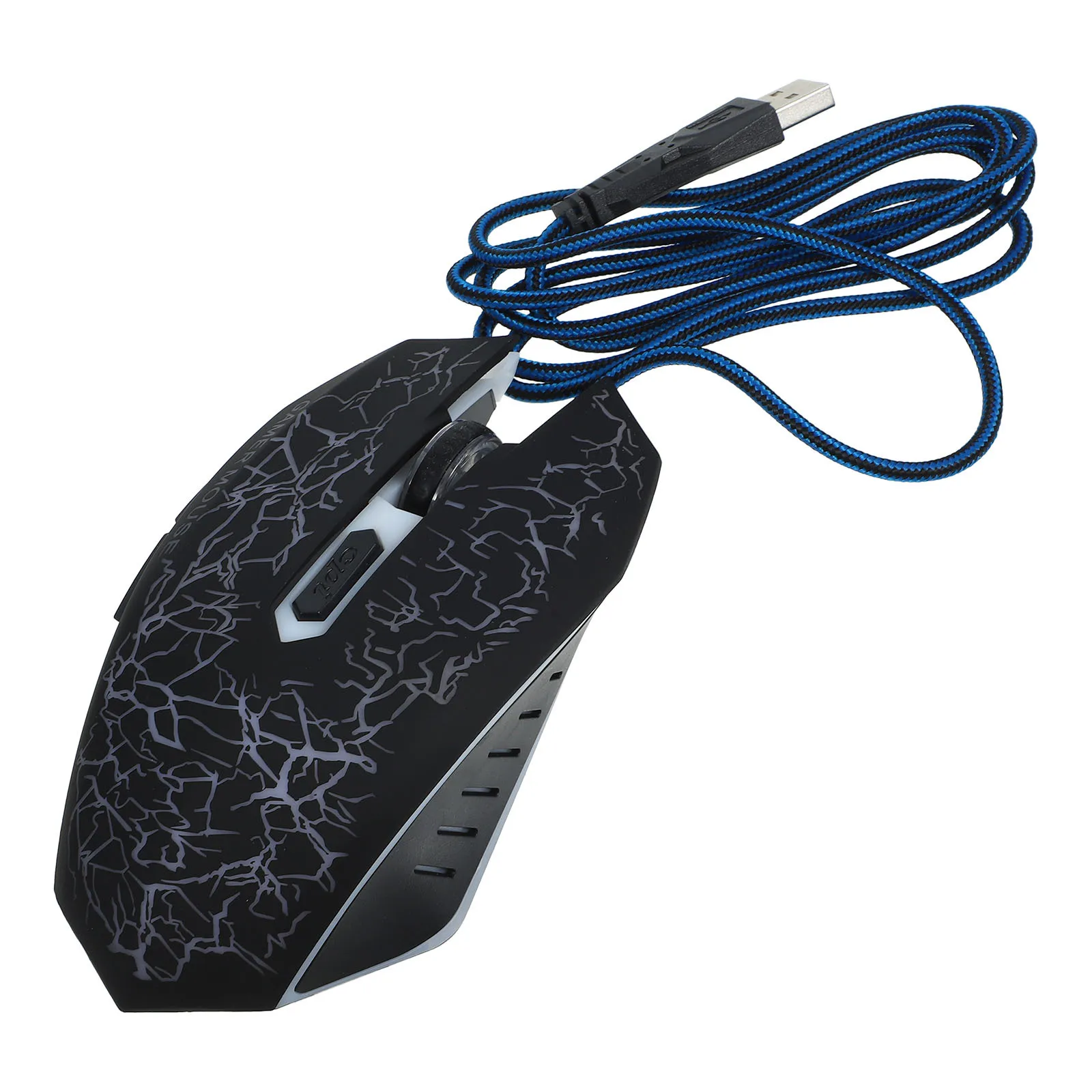 Gaming Mouse Optical Crack Design Black USB Receiver Ergonomic 6 Buttons Plug and Play Anti Skid Roller Rgb Lighting Gaming Mice
Gaming Mouse Optical Crack Design Black USB Receiver Ergonomic 6 Buttons Plug and Play Anti Skid Roller Rgb Lighting Gaming Mice