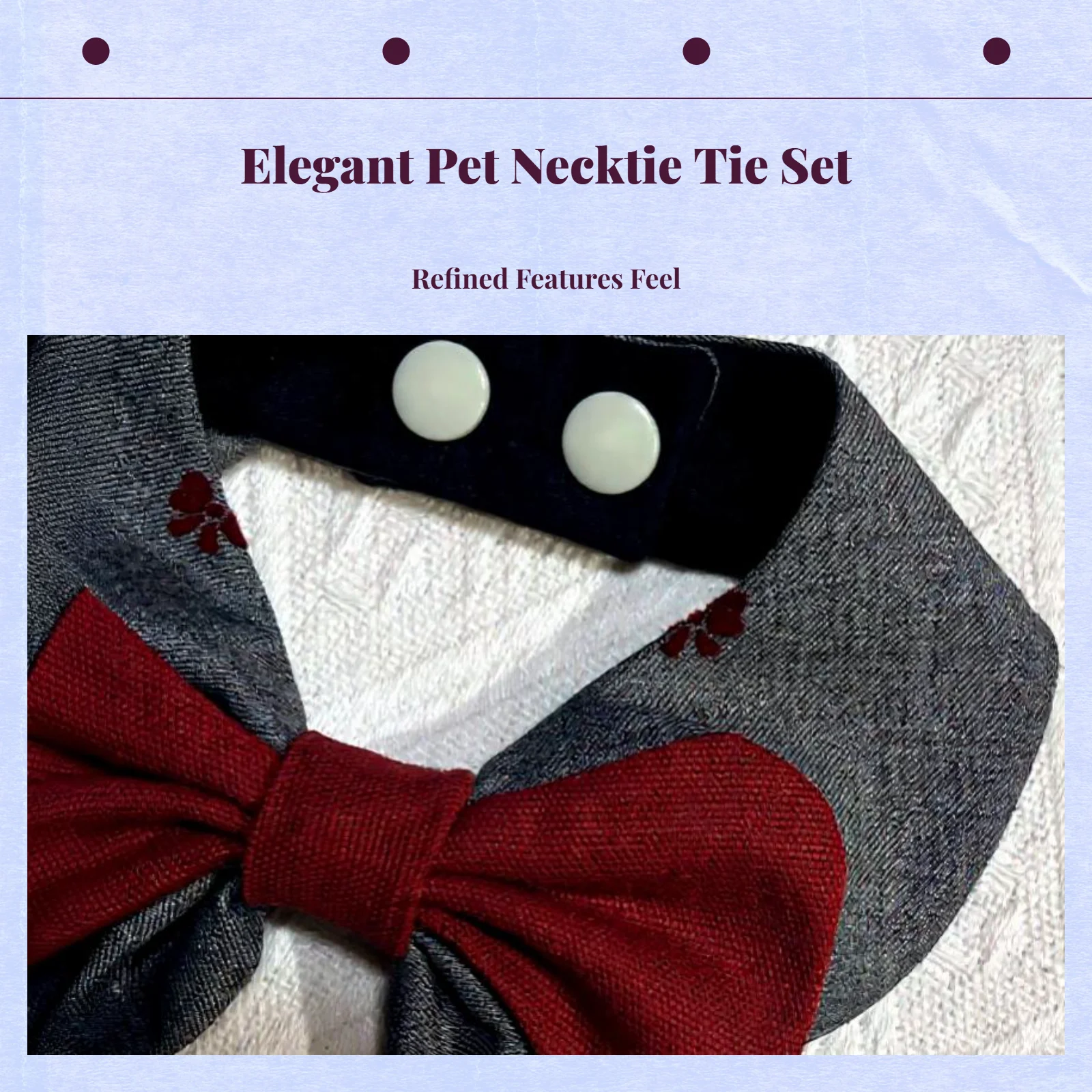 Gray Feather Knit Pet Scarf
Gray Feather Knit Pet Scarf