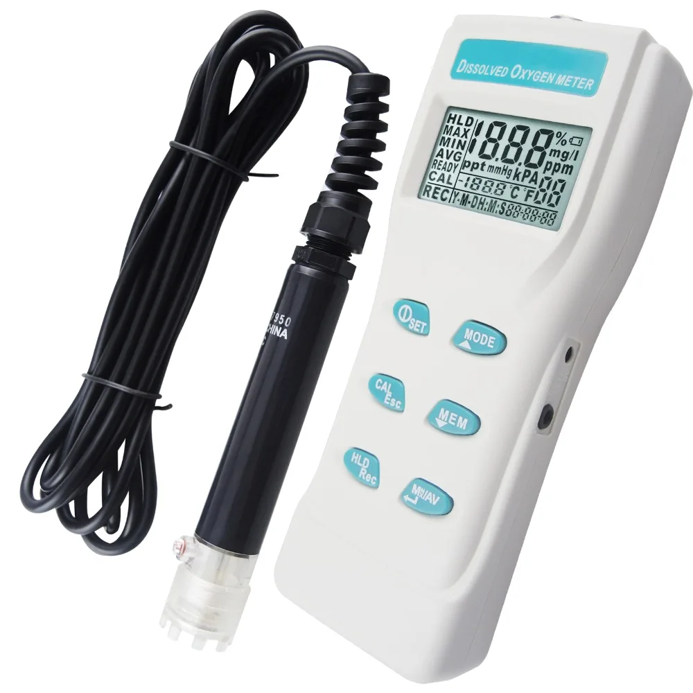 Digital LCD Display DO Dissolved Meter Range Thermometer 0~199.9%/0~19.99 PPM/0~19.99 mg/I
Digital LCD Display DO Dissolved Meter Range Thermometer 0~199.9%/0~19.99 PPM/0~19.99 mg/I