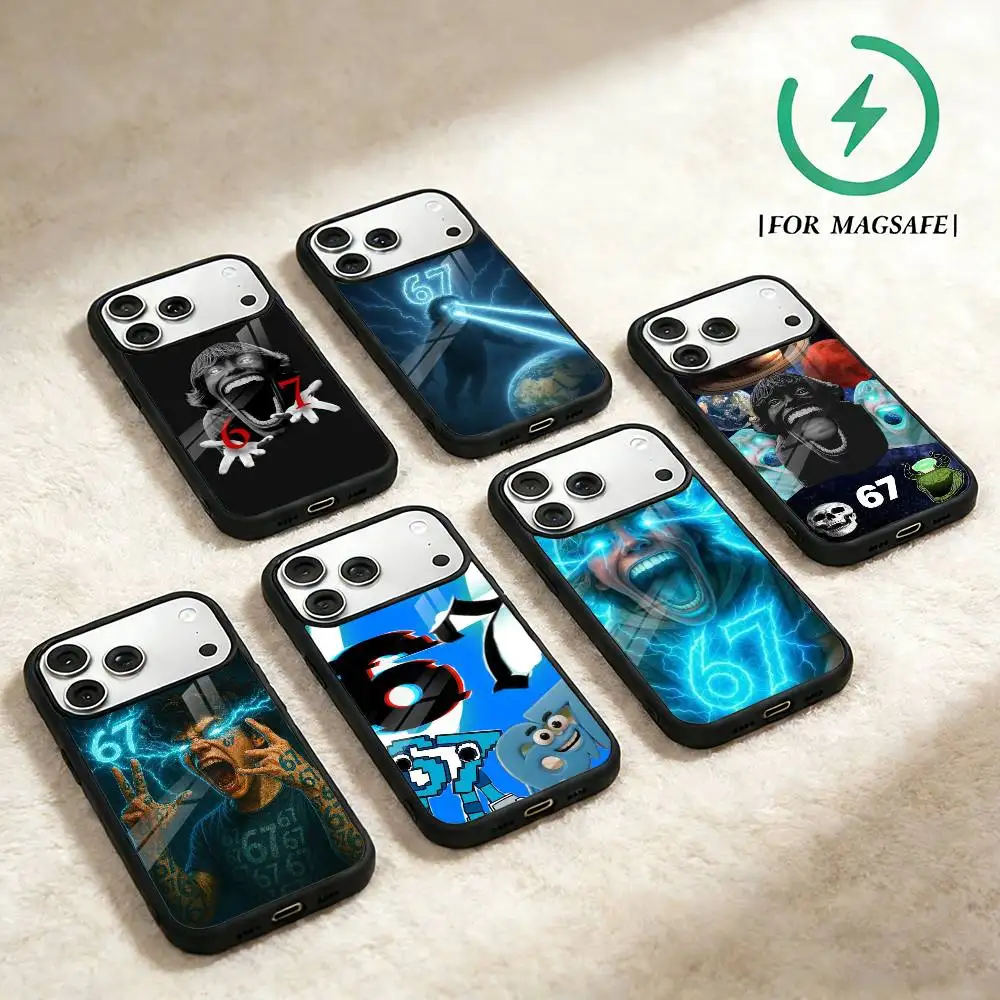 67 six seven Phone Case For iPhone 17,16,15,14,13,12,Plus,Pro,Max for Magsafe Magnetic Wireless Charging
67 six seven Phone Case For iPhone 17,16,15,14,13,12,Plus,Pro,Max for Magsafe Magnetic Wireless Charging