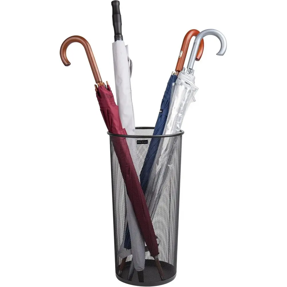 Подставка для зонтов, многофункциональная сетчатая подставка для хранения, органайзер для офиса и прихожей, металлическая сетка, черный цвет
Подставка для зонтов, многофункциональная сетчатая подставка для хранения, органайзер для офиса и прихожей, металлическая сетка, черный цвет