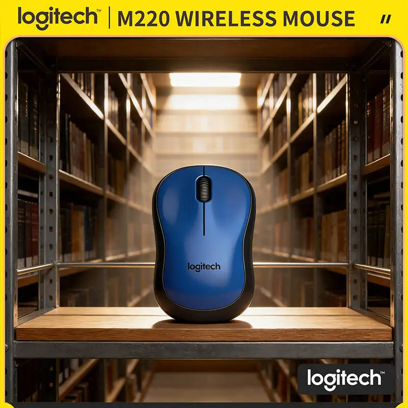 Беспроводная мышь Logitech M220 с бесшумными кнопками, 18 месяцев автономной работы, подключение 2,4 ГГц, 3 кнопки, совместима
Беспроводная мышь Logitech M220 с бесшумными кнопками, 18 месяцев автономной работы, подключение 2,4 ГГц, 3 кнопки, совместима