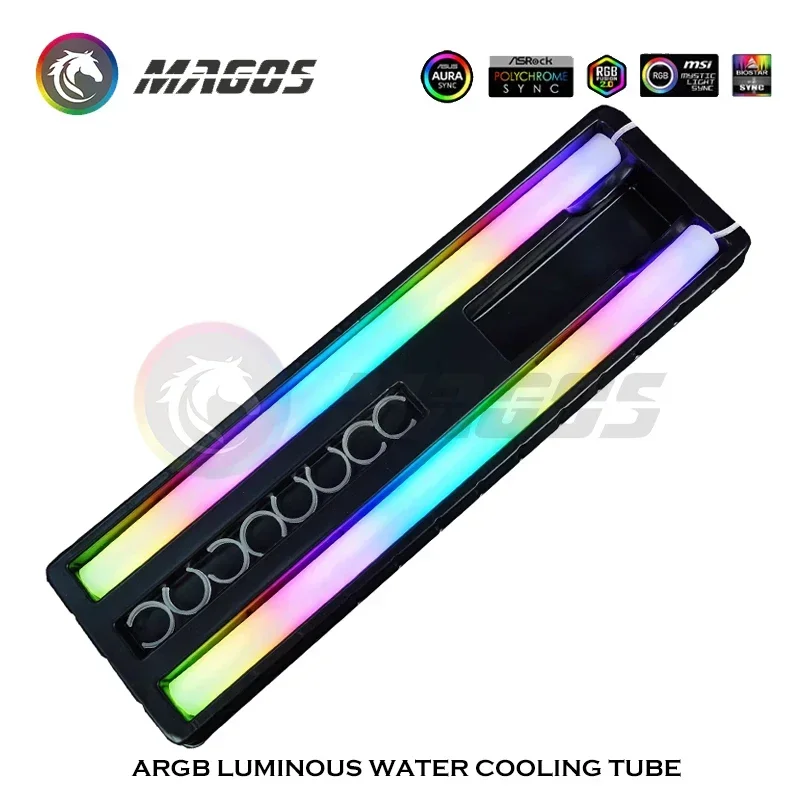 Universal CPU Watercooler Light Tube ARGB, 5V RGB Luminous Neon Silicone Pipe Cover 340MM MB SYNC
Universal CPU Watercooler Light Tube ARGB, 5V RGB Luminous Neon Silicone Pipe Cover 340MM MB SYNC
