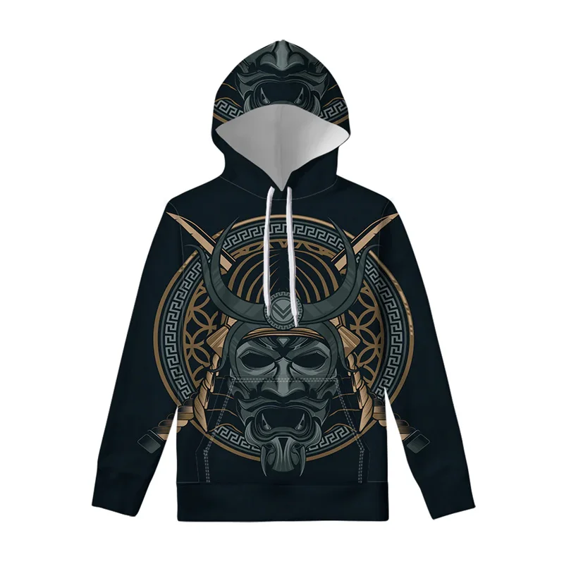 Japanese Samurai Mask Pattern Hoodies Fashion Trend Long Sleeve Mens Kids 3D Printed Pullover Casual Streetwear Loose Sweatshirt
Japanese Samurai Mask Pattern Hoodies Fashion Trend Long Sleeve Mens Kids 3D Printed Pullover Casual Streetwear Loose Sweatshirt