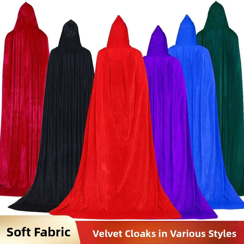 Halloween Velvet Cloak Performance Costume Devil Adult Children's Dressing up Robe Stage Performance Traditional Chin...
Halloween Velvet Cloak Performance Costume Devil Adult Children's Dressing up Robe Stage Performance Traditional Chin...