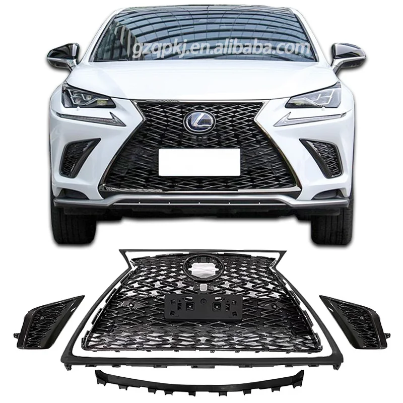 The front bumper front grille sport version is available for the 2015-2020 Lexus NX200/NX300 body kit
The front bumper front grille sport version is available for the 2015-2020 Lexus NX200/NX300 body kit