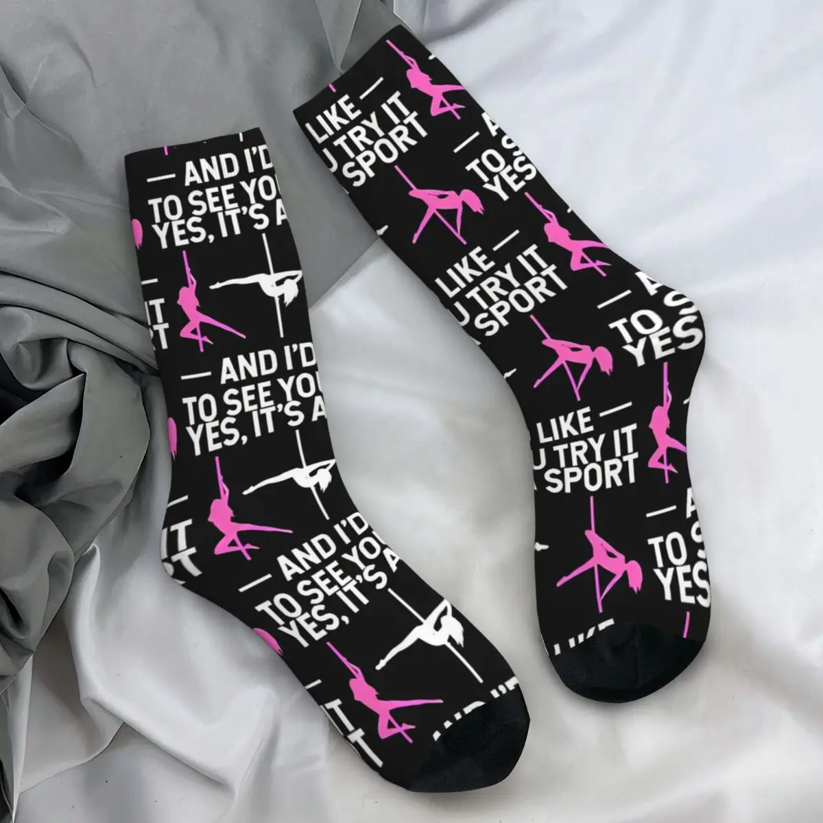 Men's Socks Yes Its A Sport And I Like To See You Try It Pole Dance Stockings Winter Socks Graphic Outdoor Sports Anti Socks
Men's Socks Yes Its A Sport And I Like To See You Try It Pole Dance Stockings Winter Socks Graphic Outdoor Sports Anti Socks