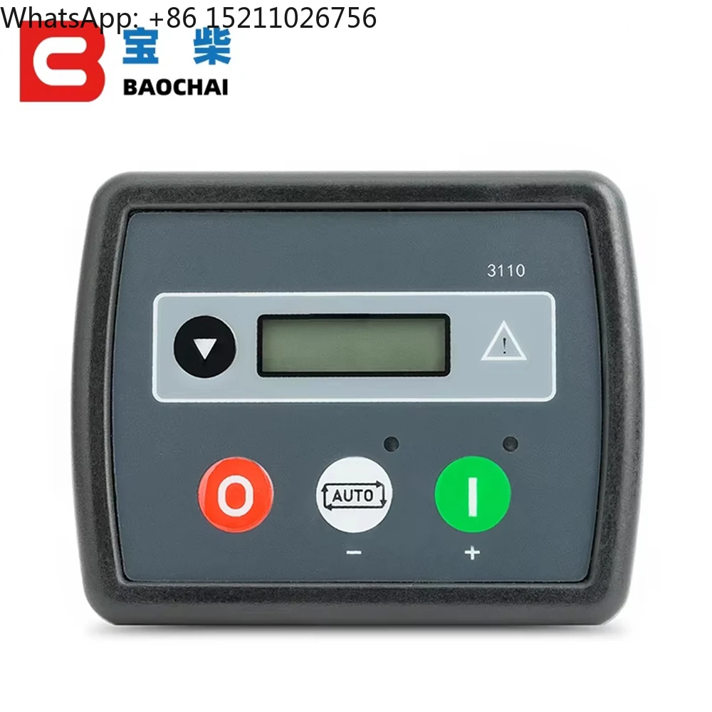 Genset Control Module Parts MPU Auto Start Stop Switch LCD Display Panel Deep Sea Electronics DSE3110 Generator Controller
Genset Control Module Parts MPU Auto Start Stop Switch LCD Display Panel Deep Sea Electronics DSE3110 Generator Controller