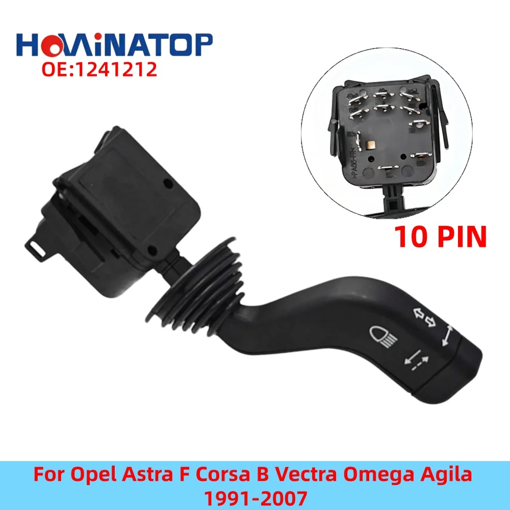 HOWINATOP 1241212 10Pin Turn Signal Steering Column Combination Switch For Opel Astra F Corsa B Vectra Omega Agila 1991-2007
HOWINATOP 1241212 10Pin Turn Signal Steering Column Combination Switch For Opel Astra F Corsa B Vectra Omega Agila 1991-2007