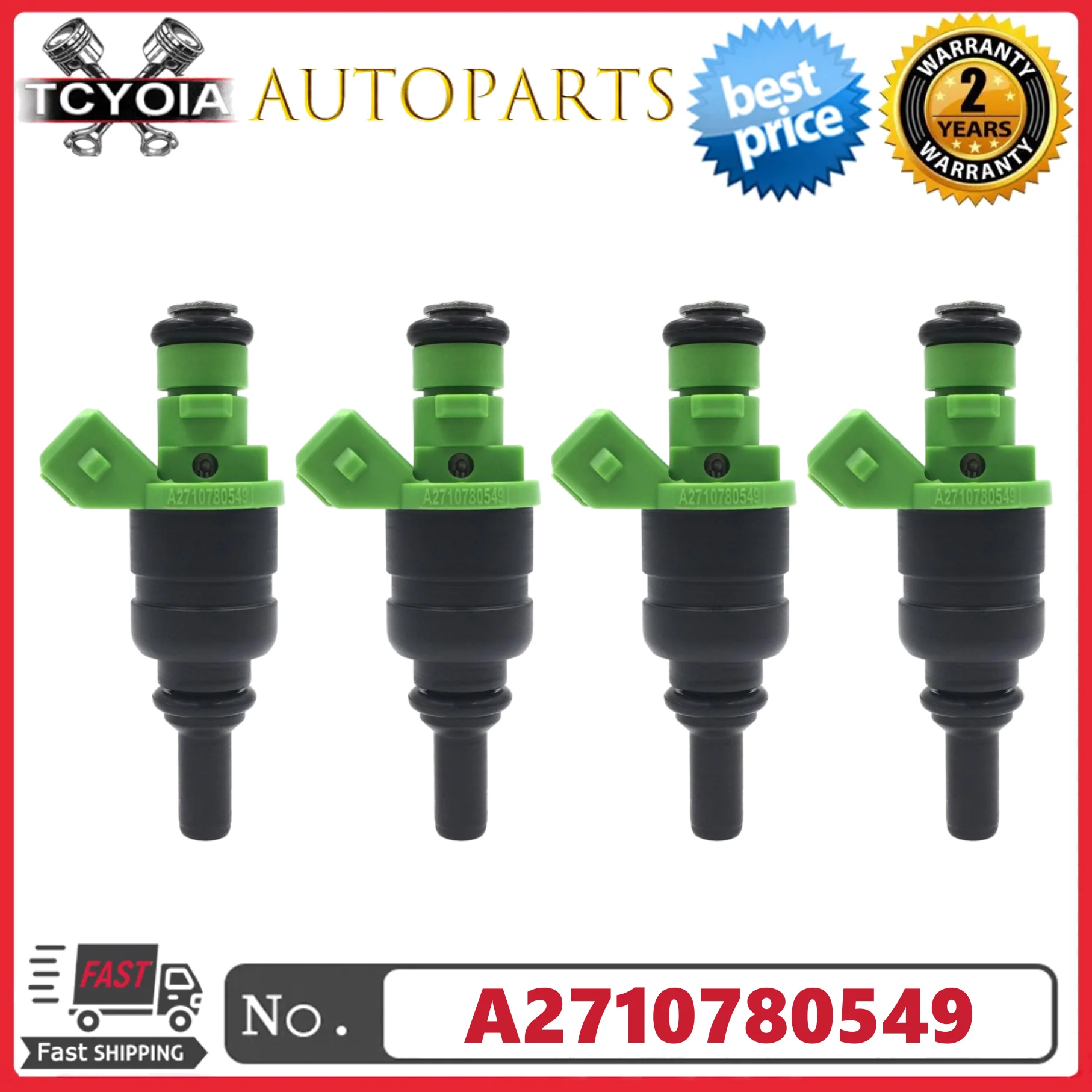 4pcs/lot Fuel Injectors 2710780549 A2710780549 For Mercedes Clase C SLK S203 W209 CLA 1.8L 2.0L 2.3L L4
4pcs/lot Fuel Injectors 2710780549 A2710780549 For Mercedes Clase C SLK S203 W209 CLA 1.8L 2.0L 2.3L L4
