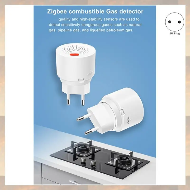 2025 New-Zigbee Natural Gas Sensor Combustible Household Smart LPG Gas Leakage Alarm Detector Fire Security Protection EU-PLUG
2025 New-Zigbee Natural Gas Sensor Combustible Household Smart LPG Gas Leakage Alarm Detector Fire Security Protection EU-PLUG