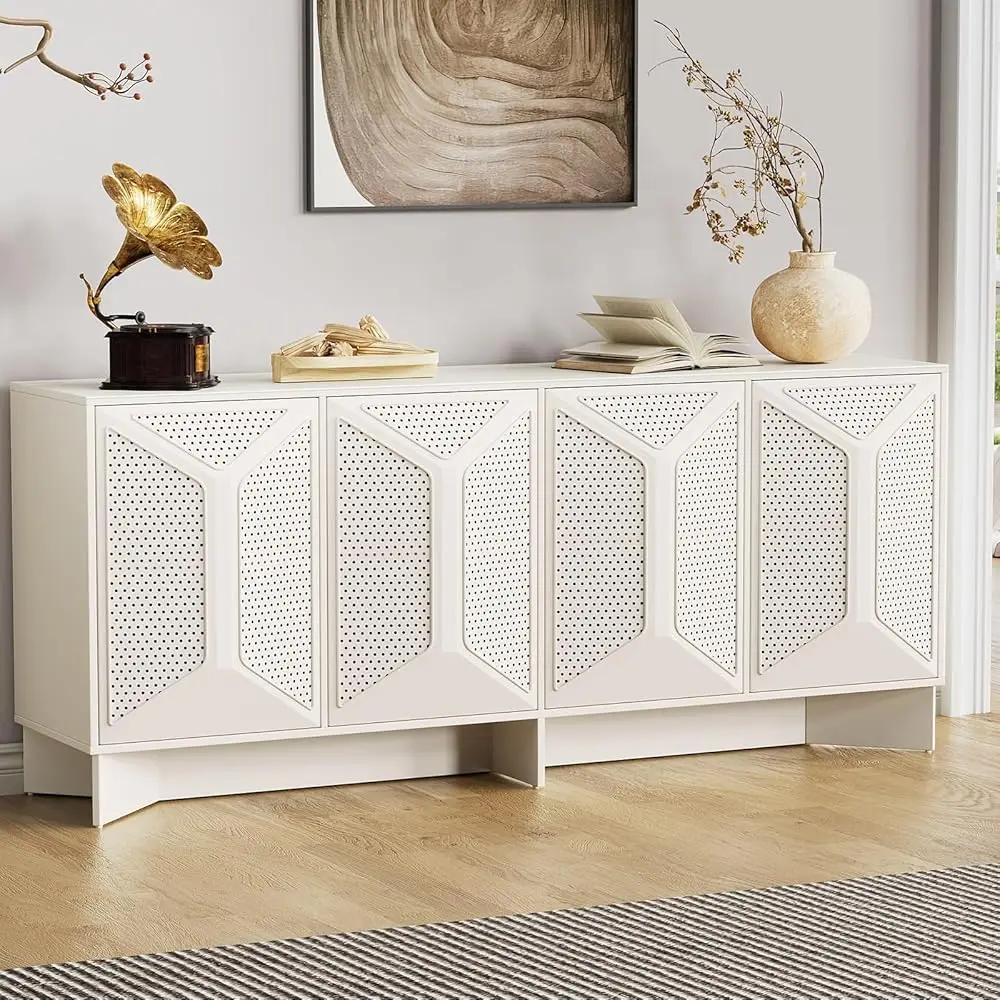 Sideboard Buffet Cabinet With Storage, 70'' Large Mid Modern Sideboard, Accent Credenza Storage Cabinet For Living Room
Sideboard Buffet Cabinet With Storage, 70'' Large Mid Modern Sideboard, Accent Credenza Storage Cabinet For Living Room