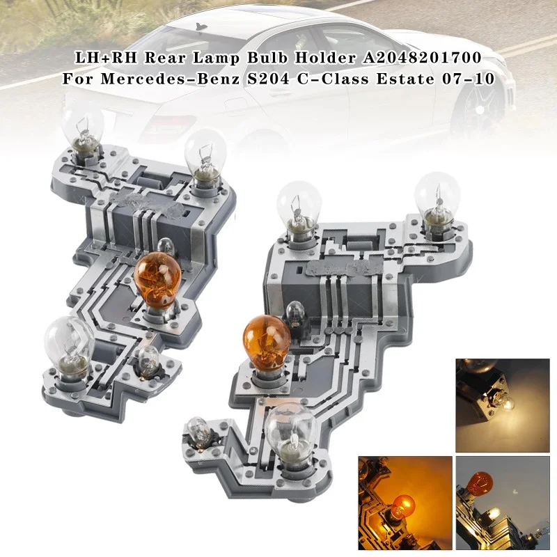 1 Pairs Left And Right Rear Lamp Bulb Holder A2048201700 For Mercedes-Benz S204 C Estate 07-10 Bulb Holder Replacement Parts
1 Pairs Left And Right Rear Lamp Bulb Holder A2048201700 For Mercedes-Benz S204 C Estate 07-10 Bulb Holder Replacement Parts
