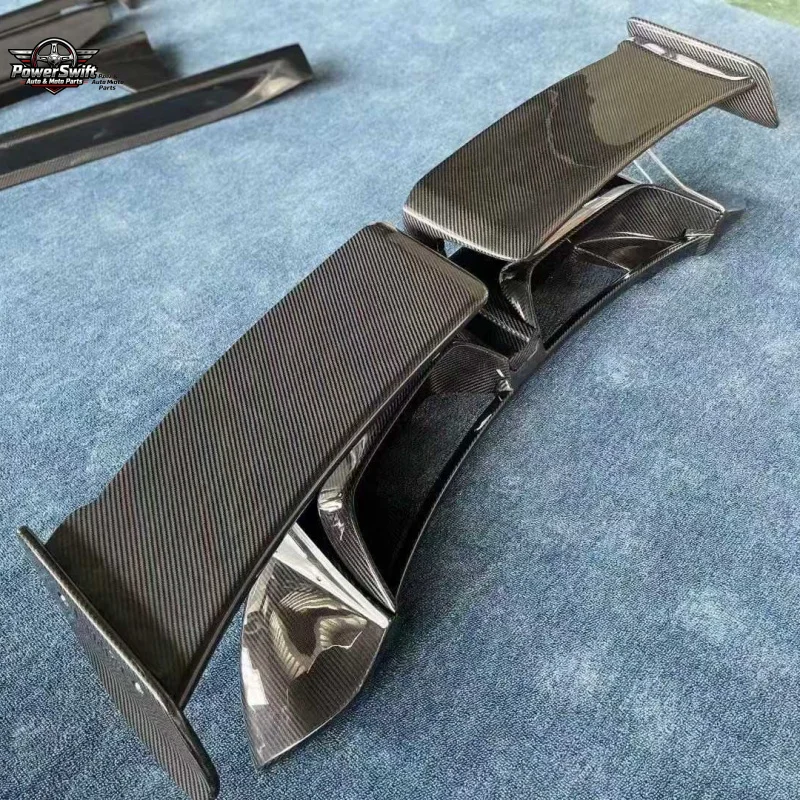 Suitable for Mercedes-Benz 992 TechArt Transparent Bracket Dry Carbon Large Spoiler
Suitable for Mercedes-Benz 992 TechArt Transparent Bracket Dry Carbon Large Spoiler