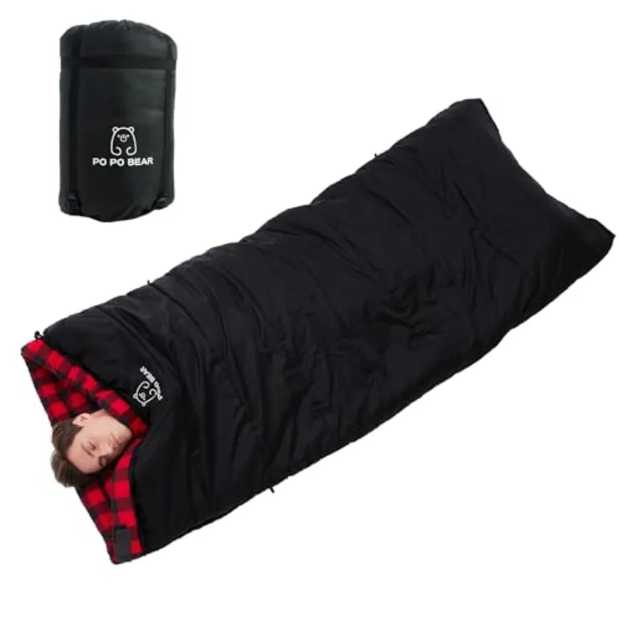Zero Degree Sleeping Bag for Adults 100% Cotton Flannel Tall and Big
Zero Degree Sleeping Bag for Adults 100% Cotton Flannel Tall and Big