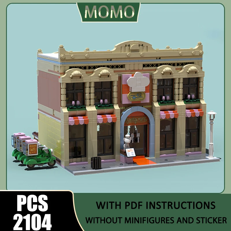 City Street View Moc Building Blocks Bistro & Cafe Model Technology Brick Famous Scene DIY Assembly Construction Holiday Toys
City Street View Moc Building Blocks Bistro & Cafe Model Technology Brick Famous Scene DIY Assembly Construction Holiday Toys