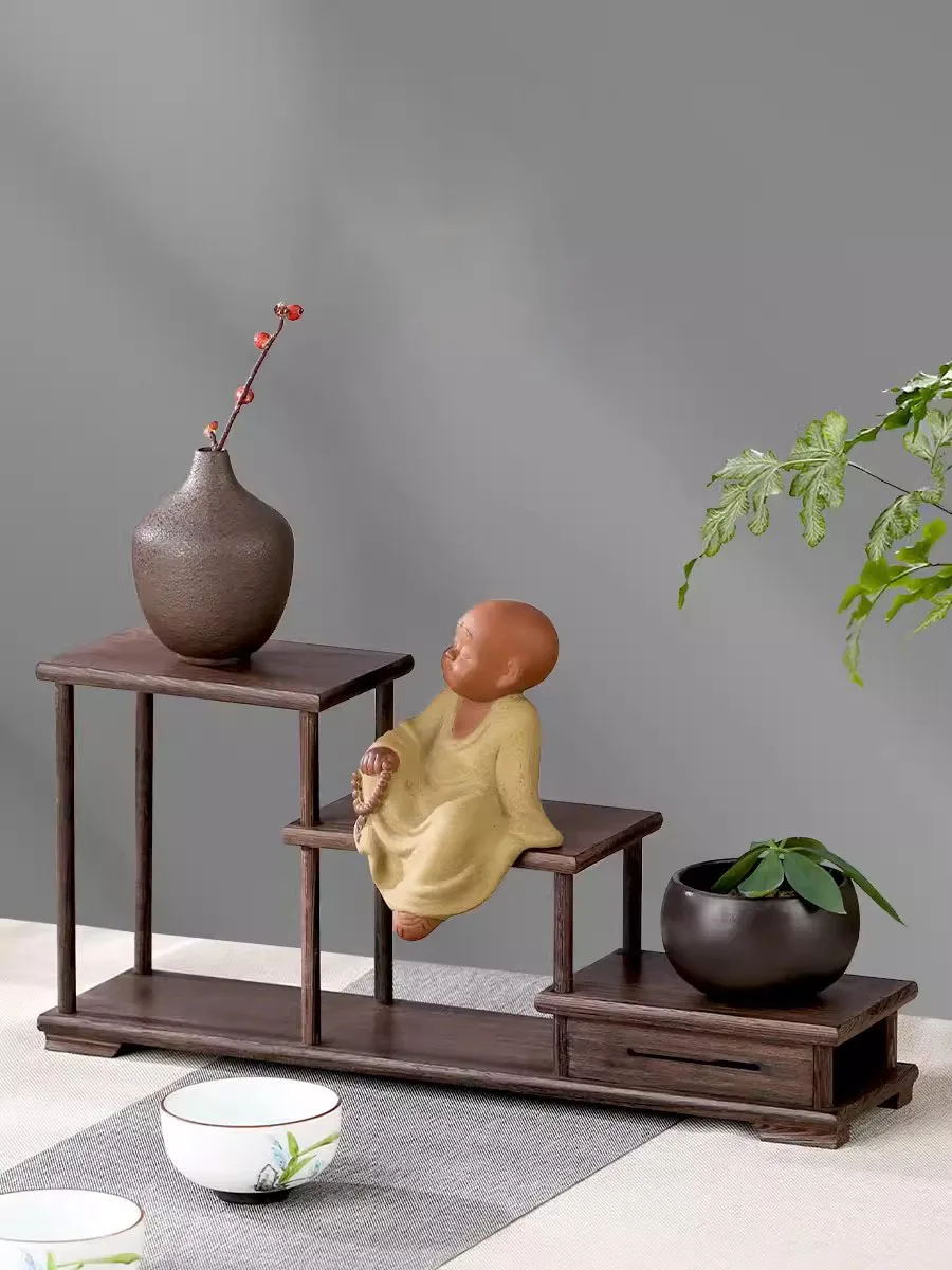 Solid Wood Tea Cup Rack, Mahogany Desktop Storage Rack, New Chinese Tea Pot and Tea Set Display Rack
Solid Wood Tea Cup Rack, Mahogany Desktop Storage Rack, New Chinese Tea Pot and Tea Set Display Rack