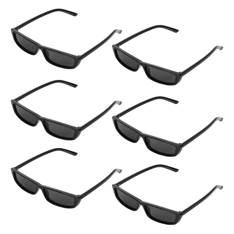 6X Vintage Rectangle Sunglasses Women Small Frame Sunglasses Retro Eyewear S17072 Black Frame Black
6X Vintage Rectangle Sunglasses Women Small Frame Sunglasses Retro Eyewear S17072 Black Frame Black