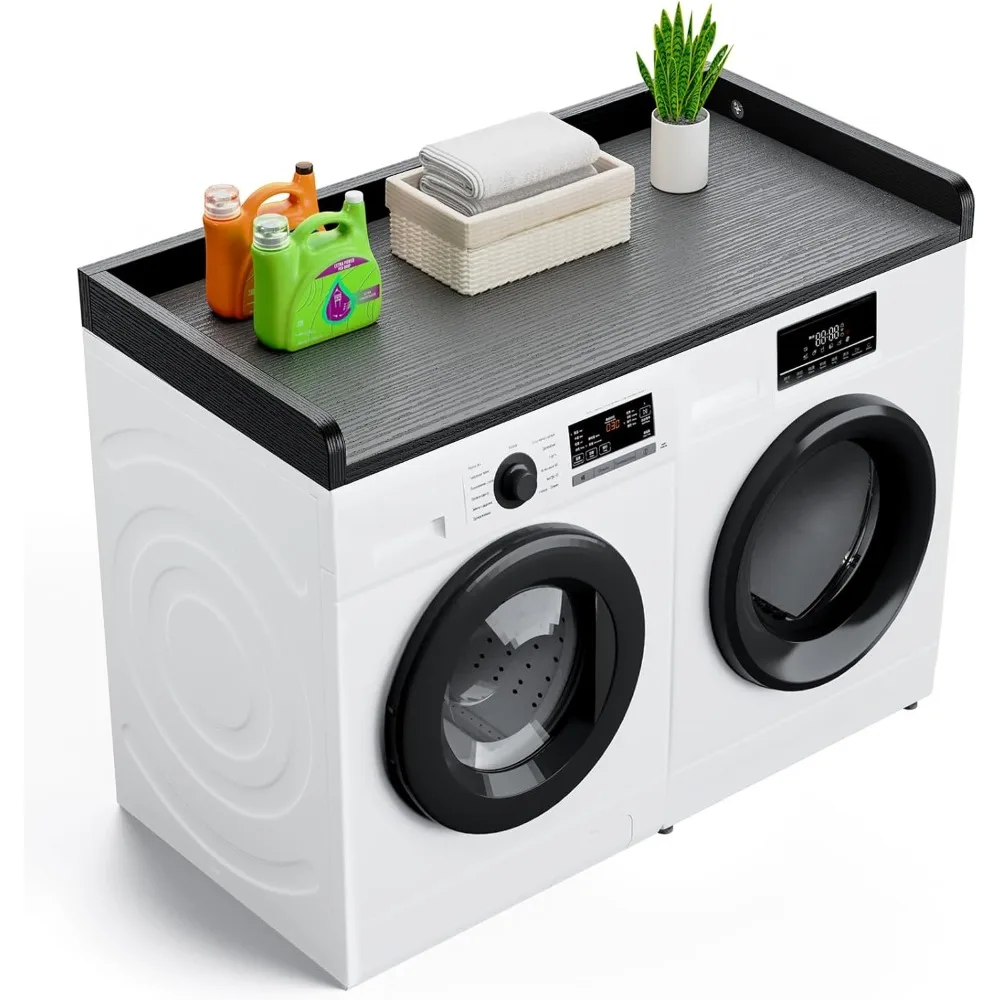 Washer Dryer Countertop,27.5" W × 54" L Laundry Countertop w/ Edge Rails,Particle Board Countertop for Laundry Room Organization
Washer Dryer Countertop,27.5" W × 54" L Laundry Countertop w/ Edge Rails,Particle Board Countertop for Laundry Room Organization