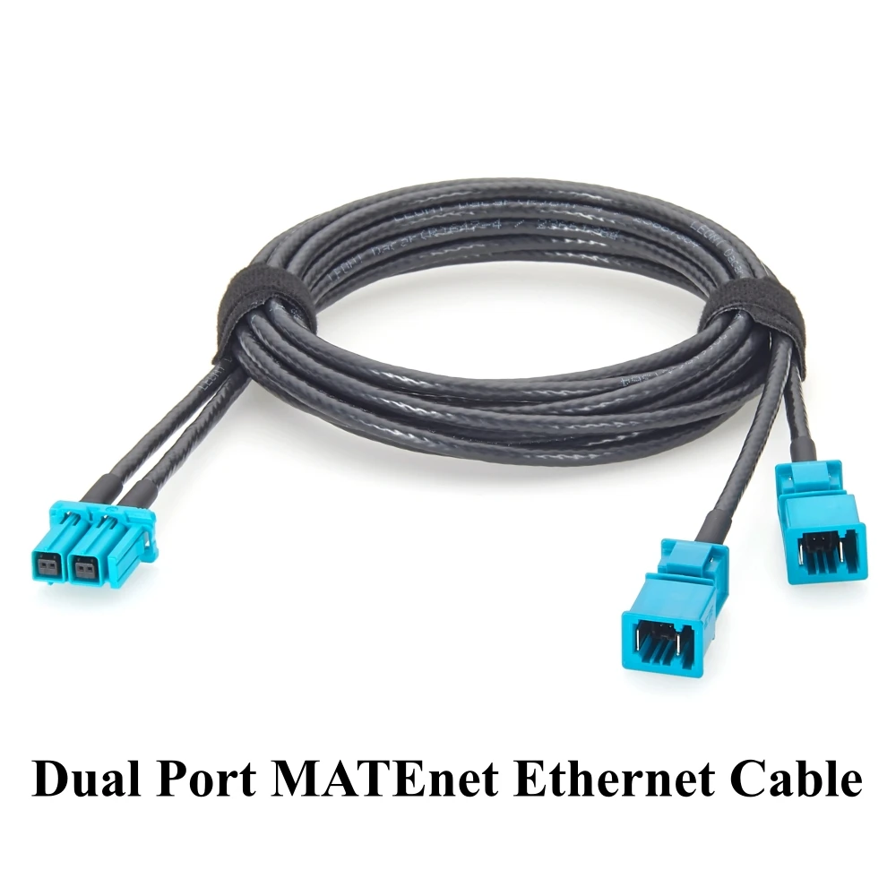 TE MATEnet Z Code Dual Port Female to Dual Male Automotive Ethernet Breakout Harness 100/1000BASE-T1 2307961-9 to 2302461-9
TE MATEnet Z Code Dual Port Female to Dual Male Automotive Ethernet Breakout Harness 100/1000BASE-T1 2307961-9 to 2302461-9