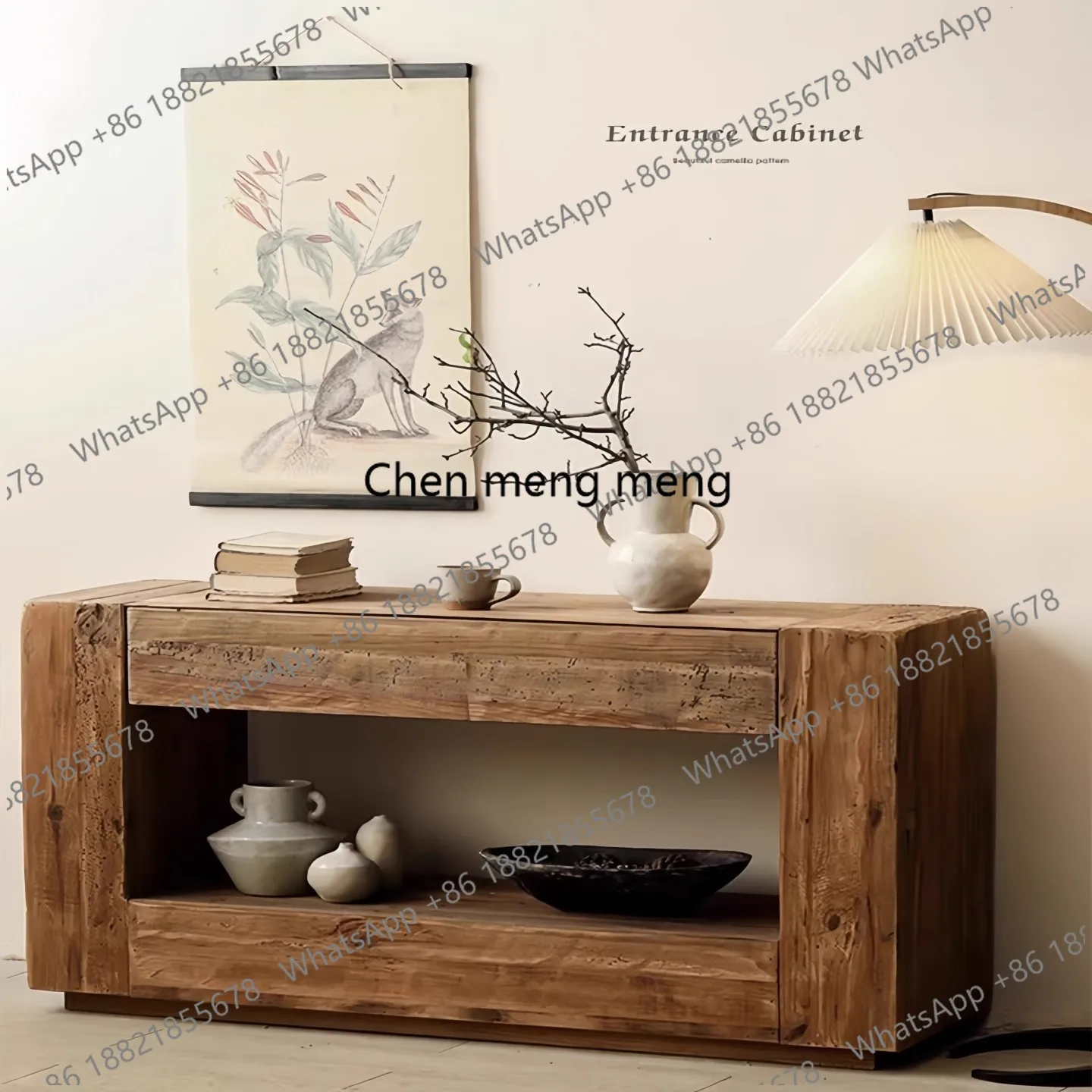 Ретро-тумба для прихожей, декоративный шкаф для гостиной, пристенный шкаф-полка, тумба под телевизор, тумба из массива дерева
Ретро-тумба для прихожей, декоративный шкаф для гостиной, пристенный шкаф-полка, тумба под телевизор, тумба из массива дерева