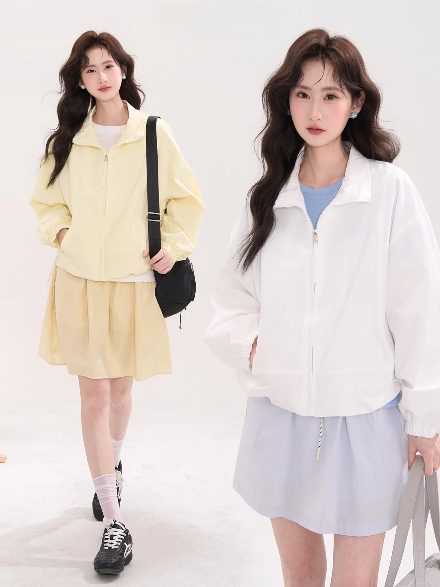 Spring Jacket Drawstring Stand Collar Zipper Women's Outerwear Minimalist Design Heme Flower Field Window Polyester Cotton Nylon
Spring Jacket Drawstring Stand Collar Zipper Women's Outerwear Minimalist Design Heme Flower Field Window Polyester Cotton Nylon