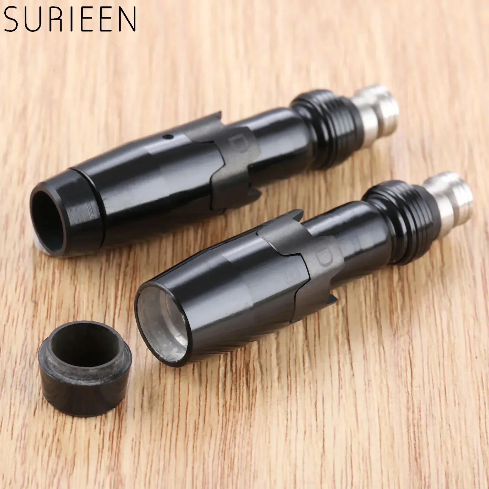 Black Aluminium Alloy Golf Shaft Adapter Sleeve Replacement For Titleist 913F 3# 5# Fairway Wood 0.350" Tip Size
Black Aluminium Alloy Golf Shaft Adapter Sleeve Replacement For Titleist 913F 3# 5# Fairway Wood 0.350" Tip Size