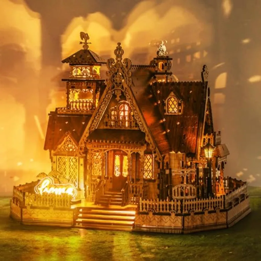 3D Wood Puzzle Countryside Cottage Model - DIY Miniature Building Kit with Spark LED Lights - Craft Rural Architecture Home Dec
3D Wood Puzzle Countryside Cottage Model - DIY Miniature Building Kit with Spark LED Lights - Craft Rural Architecture Home Dec