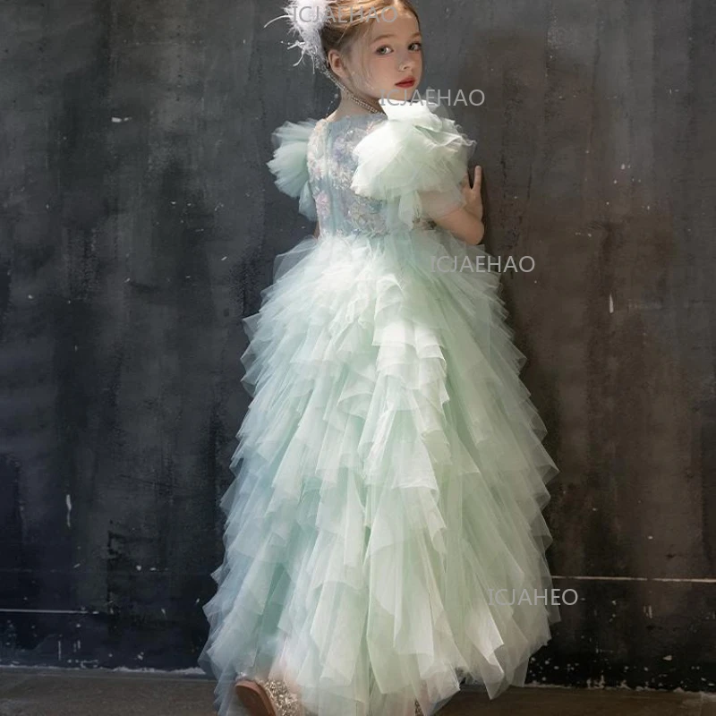 2026 New Green Children Girls Formal Dress Pageant Outfit Gown Fashion Birthday Evening Cute Costume Princess Performance Kids
2026 New Green Children Girls Formal Dress Pageant Outfit Gown Fashion Birthday Evening Cute Costume Princess Performance Kids