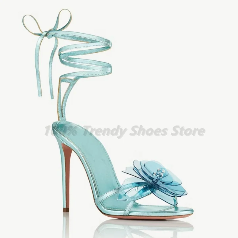 New Fashion Sandals From Europe and America, Pink Floral Slim Heel Lace Up Sandals, Foreign Trade High Heels Women's Shoes
New Fashion Sandals From Europe and America, Pink Floral Slim Heel Lace Up Sandals, Foreign Trade High Heels Women's Shoes