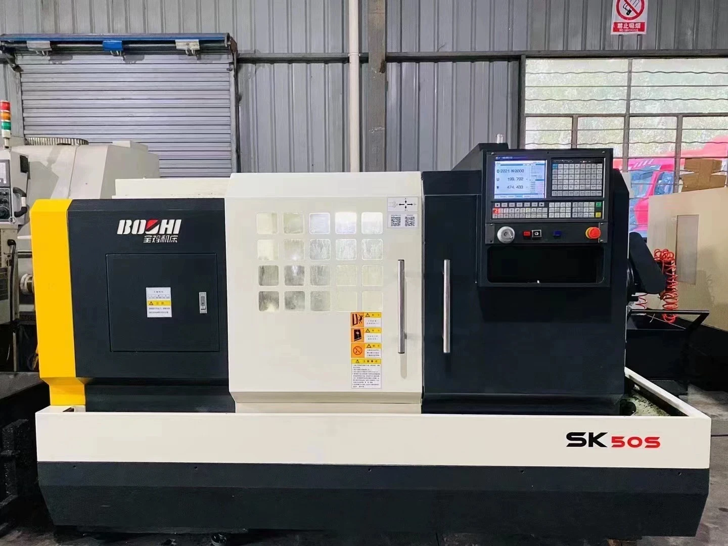 Used Cnc Lathe Machine 90% new 7.5kw Spindle 4 tools turret 10 inch hollow hydraulic chuck GSK second hand
Used Cnc Lathe Machine 90% new 7.5kw Spindle 4 tools turret 10 inch hollow hydraulic chuck GSK second hand