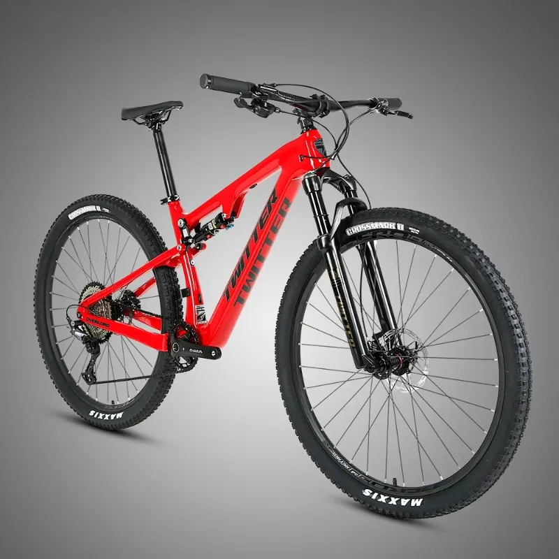 HEZZO Bicycle Carbon Fiber Mountain Bike Cross Country Fast Speed Hemano Variable Speed Bike Soft Tail Dual Shock Absorbent
HEZZO Bicycle Carbon Fiber Mountain Bike Cross Country Fast Speed Hemano Variable Speed Bike Soft Tail Dual Shock Absorbent