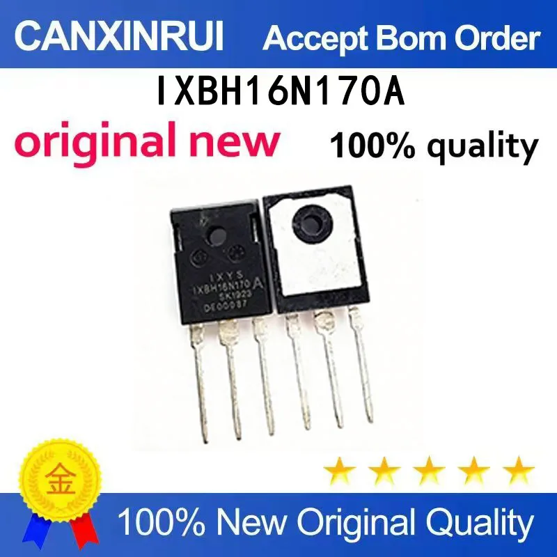 (5-100 pieces)New IXBH16N170A TO-247 IGBT 1700V 16A spot chip IC
(5-100 pieces)New IXBH16N170A TO-247 IGBT 1700V 16A spot chip IC