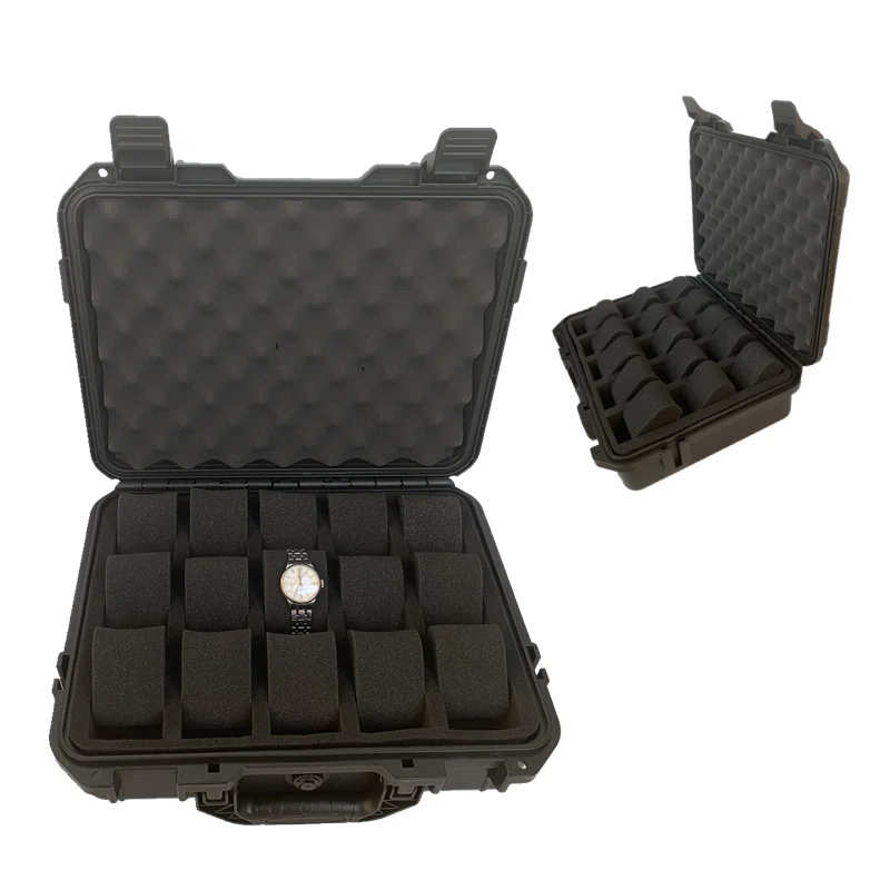 Коробка для часов, пластиковый чемодан из АБС-пластика, водонепроницаемый бокс для хранения часов, жесткий держатель для часов, инструмент для мужчин и женщин
Коробка для часов, пластиковый чемодан из АБС-пластика, водонепроницаемый бокс для хранения часов, жесткий держатель для часов, инструмент для мужчин и женщин