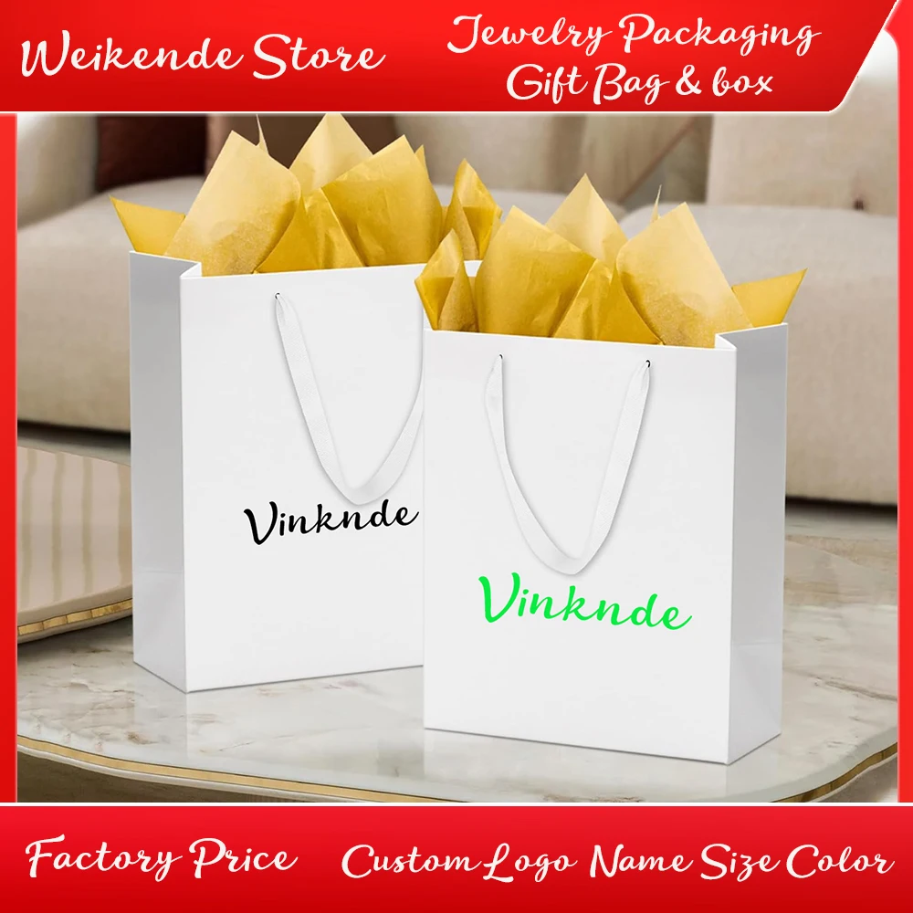 50Pc Custom Logo Packaging For Small Businesses Valentines Day Gift Luxury Bag Perdonization Wedding Birthday Jewelry Packge Bag
50Pc Custom Logo Packaging For Small Businesses Valentines Day Gift Luxury Bag Perdonization Wedding Birthday Jewelry Packge Bag